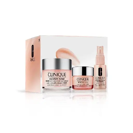 ست آبرسان ۱۰۰ ساعته کلینیک ۳عددی - CLINIQUE Moisture Surge Set Skin Care Travel Exclusive